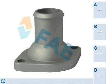 FAE 54322 -  Фланец охлаждающей жидкости
