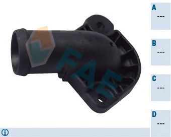 FAE 54381 -  Фланец охлаждающей жидкости