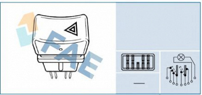 FAE 61260 - Указатель аварийной сигнализации