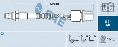 FAE 75005 -  Датчик кислородный