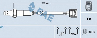 FAE 77501 -  Lambda Sensor