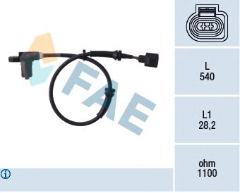FAE 78003 -  Датчик, частота вращения колеса