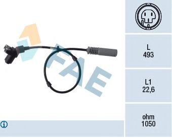 FAE 78005 -  Датчик, частота вращения колеса
