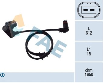 FAE 78051 -  Датчик, частота вращения колеса
