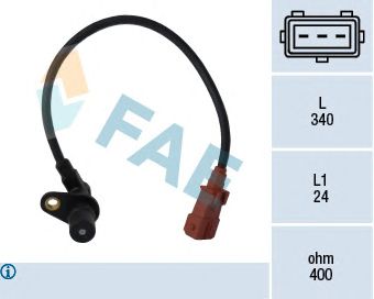 FAE 79034 -  Датчик импульсов, маховик| Датчик частоты вращения, управление двигателем