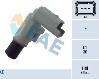 FAE 79150 -  Датчик частоты вращения, управление двигателем| Датчик, положение распределительного вала