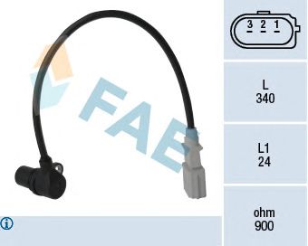 FAE 79198 -  Датчик импульсов Датчик частоты вращения, управление двигателем