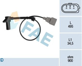 FAE 79311 -  Датчик импульсов Датчик частоты вращения, управление двигателем