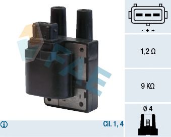 FAE 80204 - Катушка зажигания