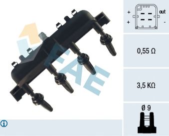 FAE 80208 -  Катушка зажигания