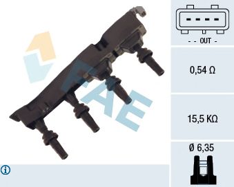 FAE 80235 -  Катушка зажигания