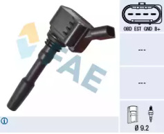 FAE 80238 -  Катушка зажигания