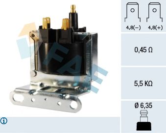 FAE 80261 -  Катушка зажигания
