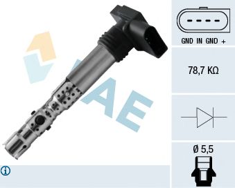 FAE 80326 -  Катушка зажигания
