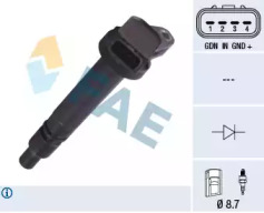 FAE 80367 -  Катушка зажигания