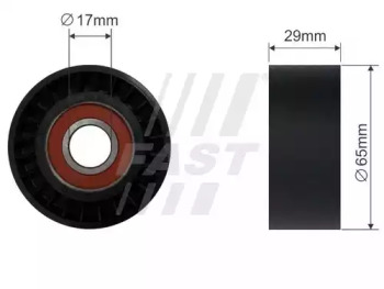 FAST ft44549 -  Паразитный / ведущий ролик, поликлиновой ремень