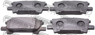 FEBEST 0101acu20r -  Колодки тормозные дисковые задниеие, комплект