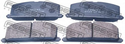 FEBEST 0101ce105f -  Колодки тормозные дисковые передние, комплект