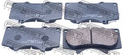 FEBEST 0101grj120f -  Колодки тормозные дисковые передние, комплект