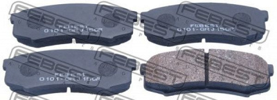 FEBEST 0101grj150r -  Колодки тормозные дисковые задниеие, комплект