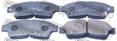 FEBEST 0101gx100f -  Колодки тормозные дисковые передние, комплект