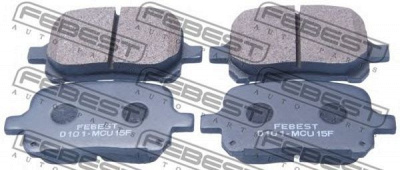 FEBEST 0101mcu15f -  Колодки тормозные дисковые передние, комплект
