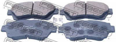 FEBEST 0101mcv20f -  Колодки тормозные дисковые передние, комплект