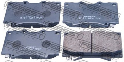 FEBEST 0101uzj100f -  Колодки тормозные дисковые передние, комплект