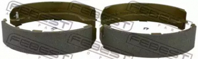 FEBEST 0102hdj100r -  Колодки тормозные задние (барабанные) комплект