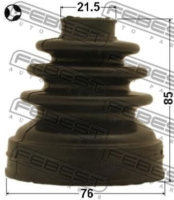 FEBEST 0115acu35rt -  Пыльник, приводной вал