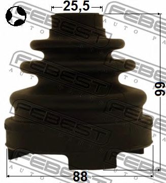 FEBEST 0115acv40t -  Пыльник, приводной вал