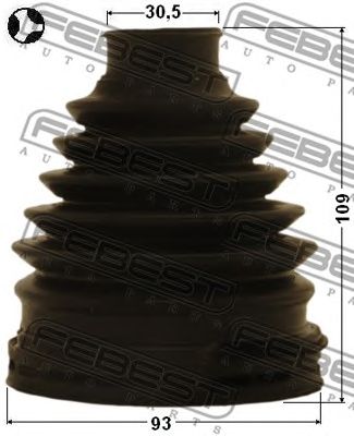 FEBEST 0115grj150t -  Пыльник шрус внутренний комплект 93x109x30.5