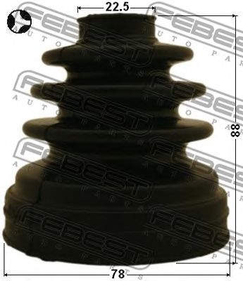 FEBEST 0115znrrht -  Пыльник, приводной вал