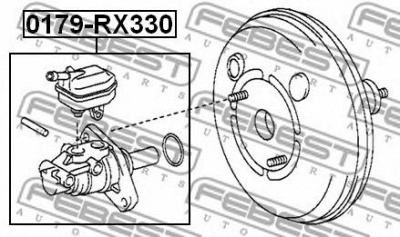 FEBEST 0179rx330 -  Цилиндр тормозной главный