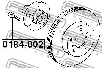 FEBEST 0184002 -  Болт крепления колеса