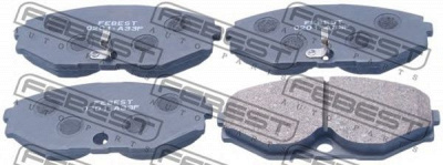 FEBEST 0201a33f -  Колодки тормозные дисковые передние, комплект