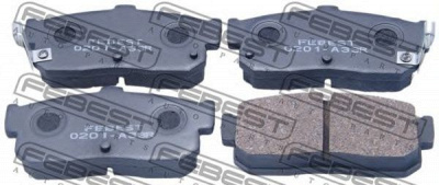 FEBEST 0201a33r -  Колодки тормозные дисковые задниеие, комплект