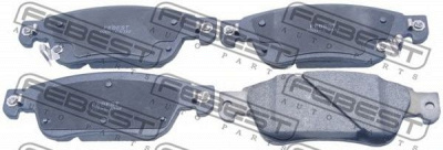 FEBEST 0201cv36f -  Колодки тормозные дисковые передние, комплект