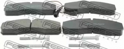 FEBEST 0201f24mf -  Колодки тормозные дисковые передние, комплект