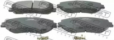 FEBEST 0201j11ef -  Комплект тормозных колодок, дисковый тормоз