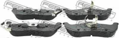 FEBEST 0201ja60r -  Комплект тормозных колодок, дисковый тормоз