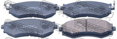 FEBEST 0201p11f -  Колодки тормозные дисковые передние, комплект
