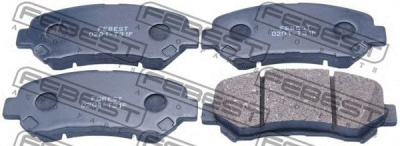 FEBEST 0201t31f -  Колодки тормозные дисковые передние, комплект