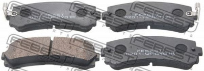 FEBEST 0201wfgy61r -  Комплект тормозных колодок, дисковый тормоз
