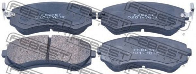 FEBEST 0201y61r -  Колодки тормозные дисковые задниеие, комплект