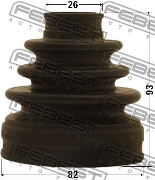 FEBEST 0215d40 -  Пыльник шрус внутренний комплект82x93x26