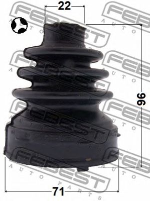 FEBEST 0215f15t -  Комплект пыльника, приводной вал
