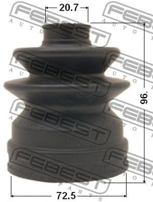 FEBEST 0215n16jp -  Пыльник, приводной вал