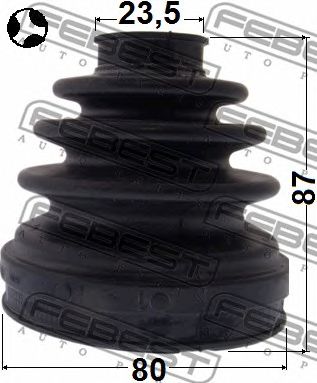 FEBEST 0215t30t -  Пыльник, приводной вал