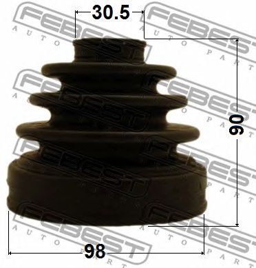 FEBEST 0215ta60r -  Пыльник, приводной вал